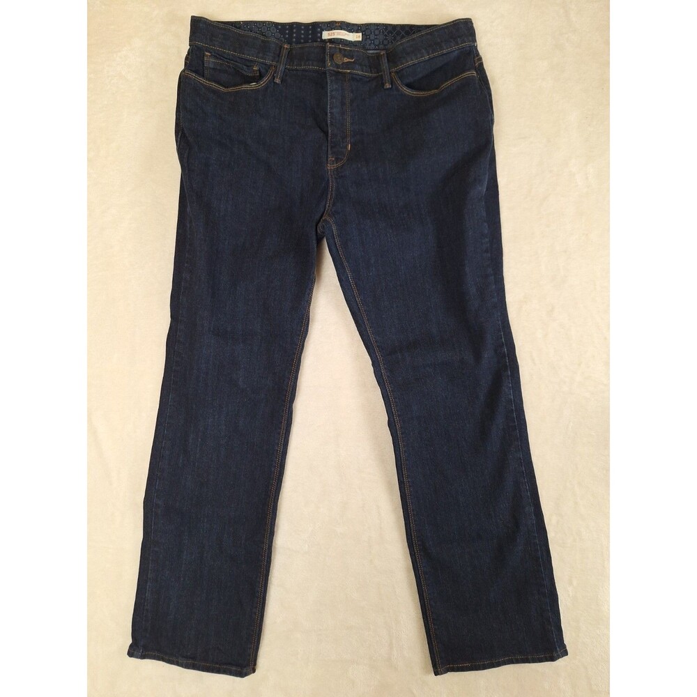 Levis 525 Jeans Women 16S Blue Perfect Waist Straight Leg 34x29 Dark Wash